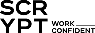 Logo Scrypt Scrypt, Work Confident