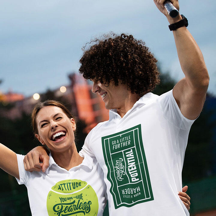 Two male players on court at Padel39.