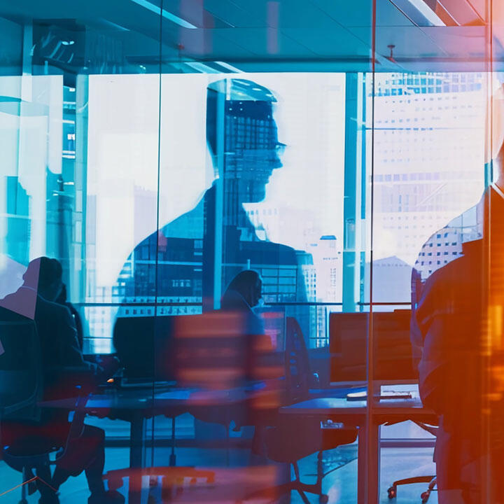 Two male players on court at Padel39.